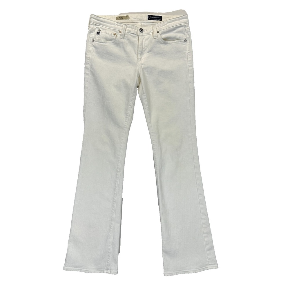 AG Adriano Goldschmied The Angel Bootcut Jeans Womens 29R White USA Made